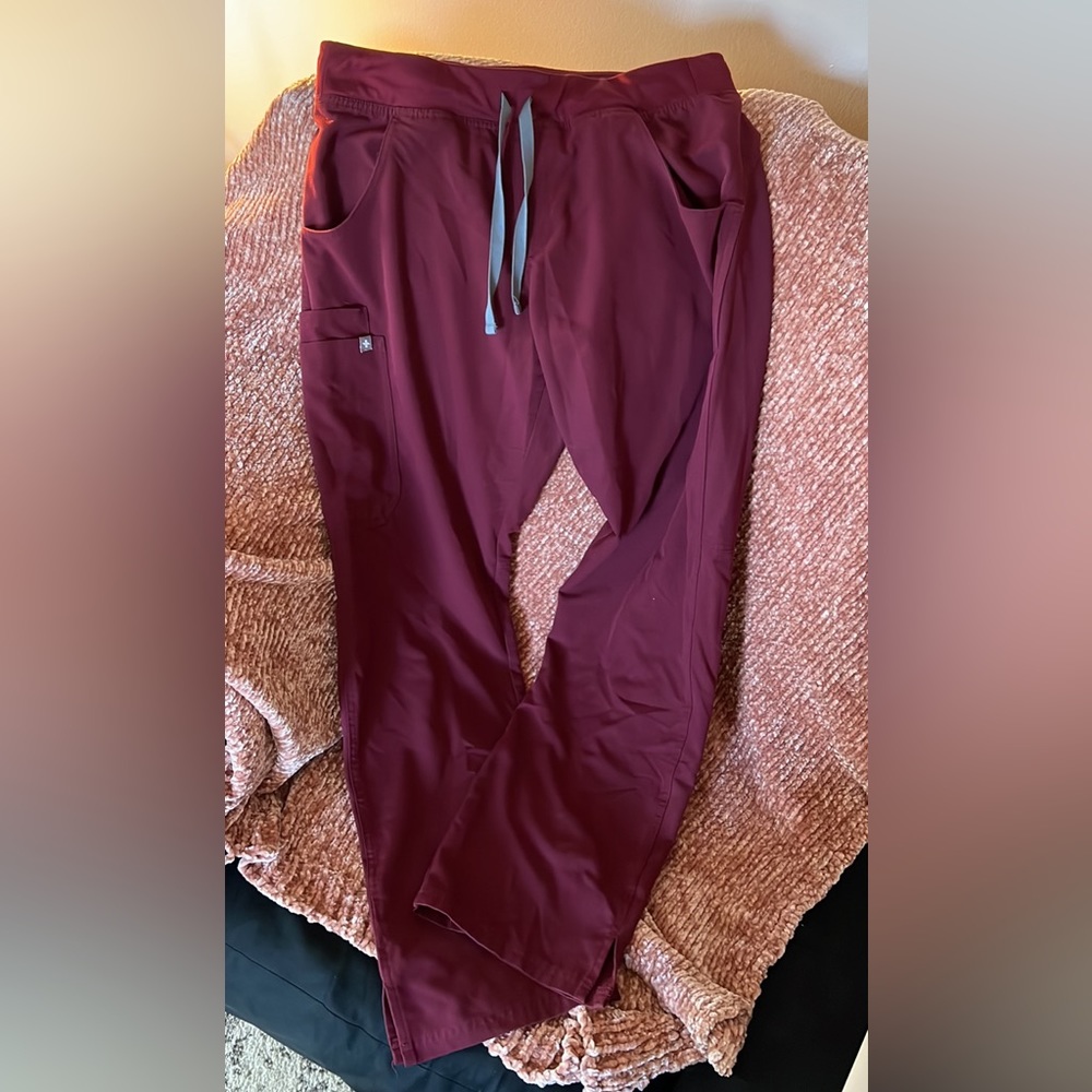 Maroon Figs Scrub Set
